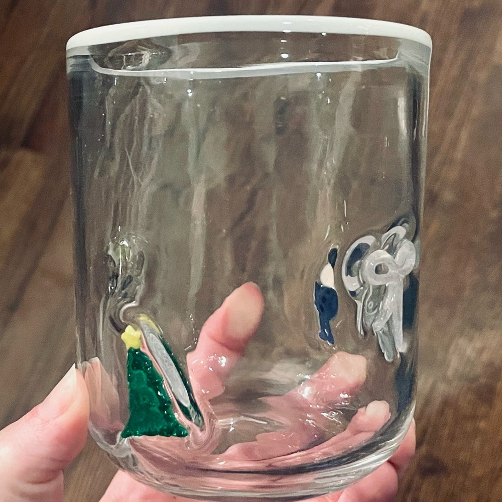 Anthropologie Nutcracker FESTIVE ICON JUICE GLASS
